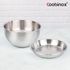 Bộ 2 mảnh bát và khay vo gạo bằng thép không gỉ Coobinox® Artware (CO-73-02)